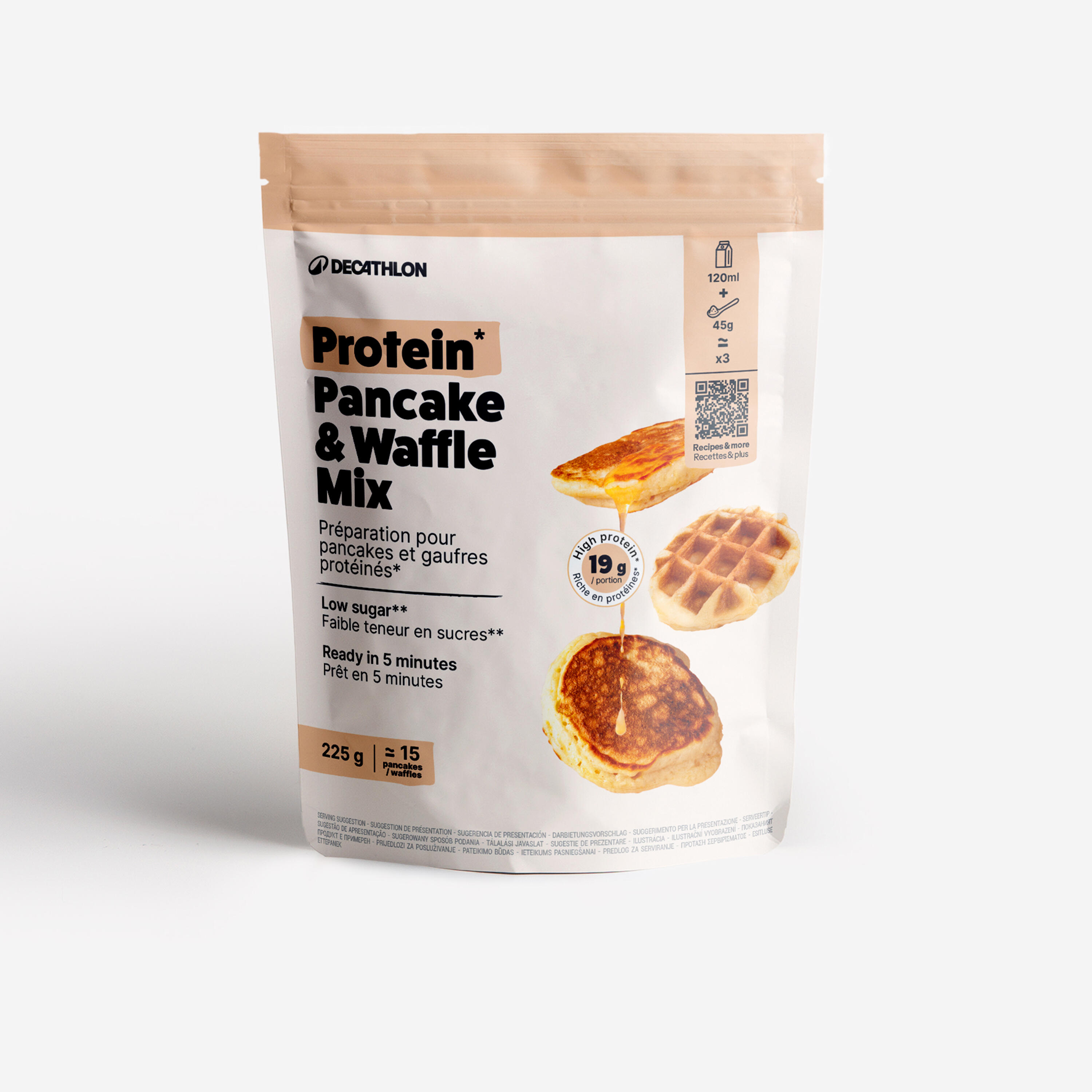 Gofry i naleśniki proteinowe – mieszanka w proszku 225 g