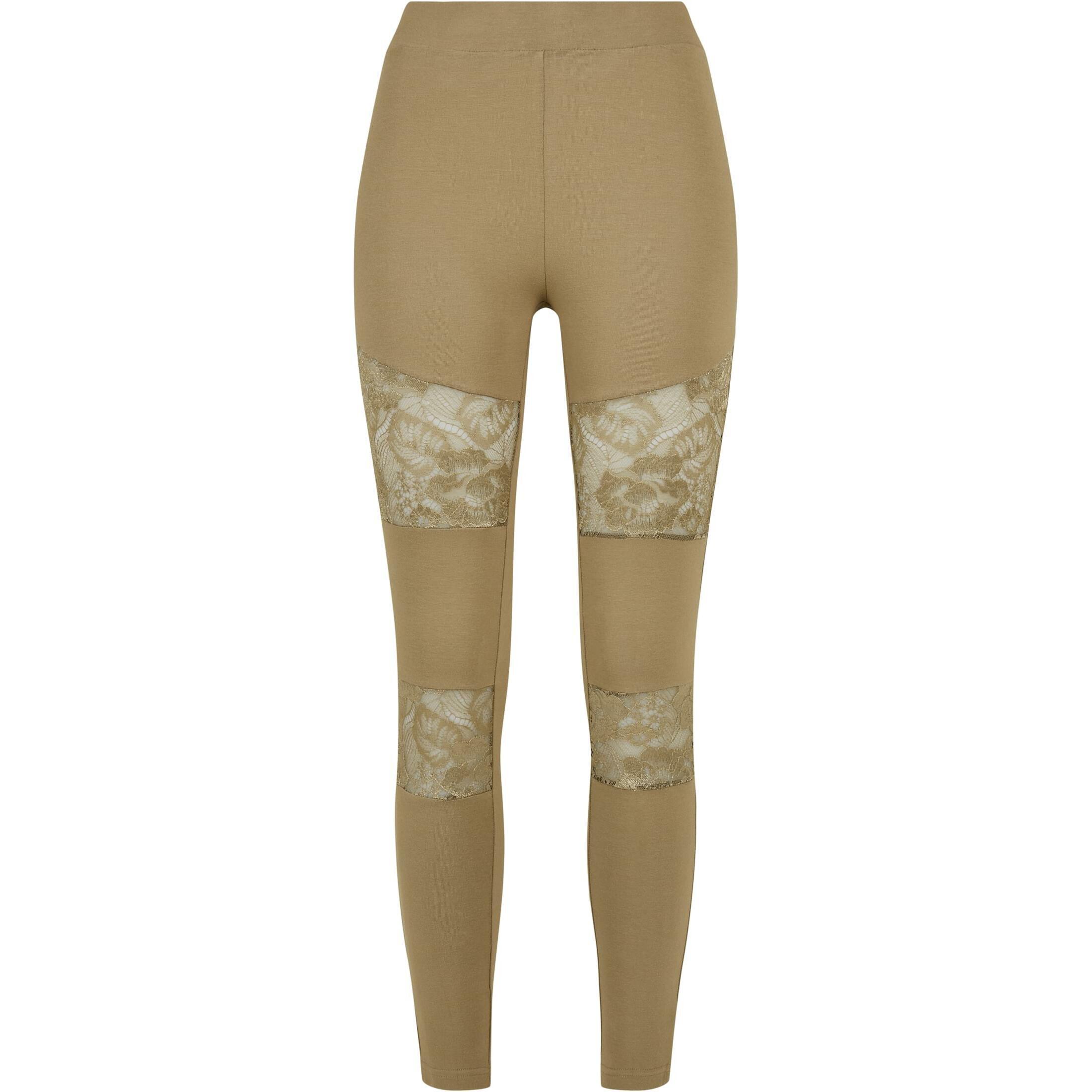 Legginsy damskie Urban Classics Laces Inset GT
