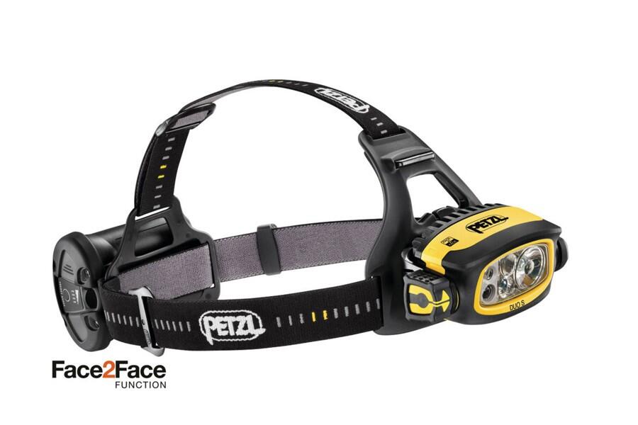 Latarka czołowa Petzl DUO S, 1100 lumenów, wodoodporna i ładowalna
