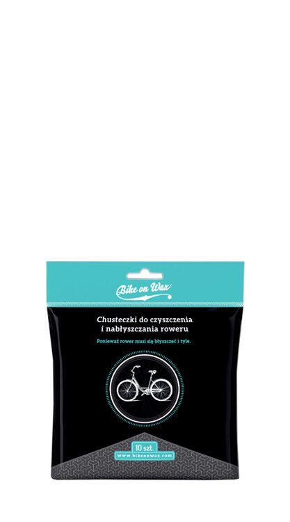 Chusteczki do czyszczenia i nabłyszczania roweru Bike on Wax 10 szt.