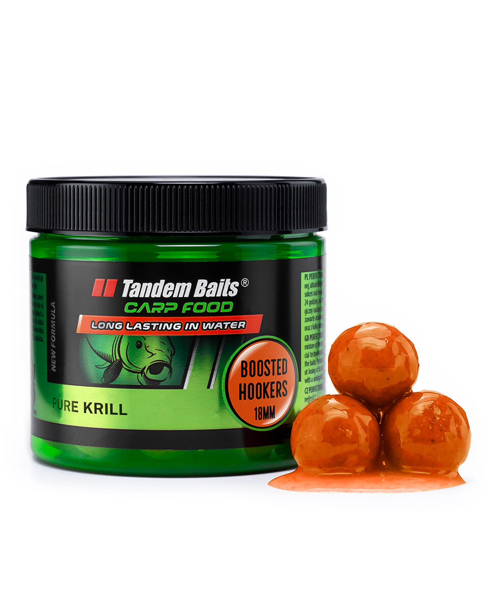 Kulki haczykowe Carp Food Boosted Hookers 18mm/300g Czysty Kryl