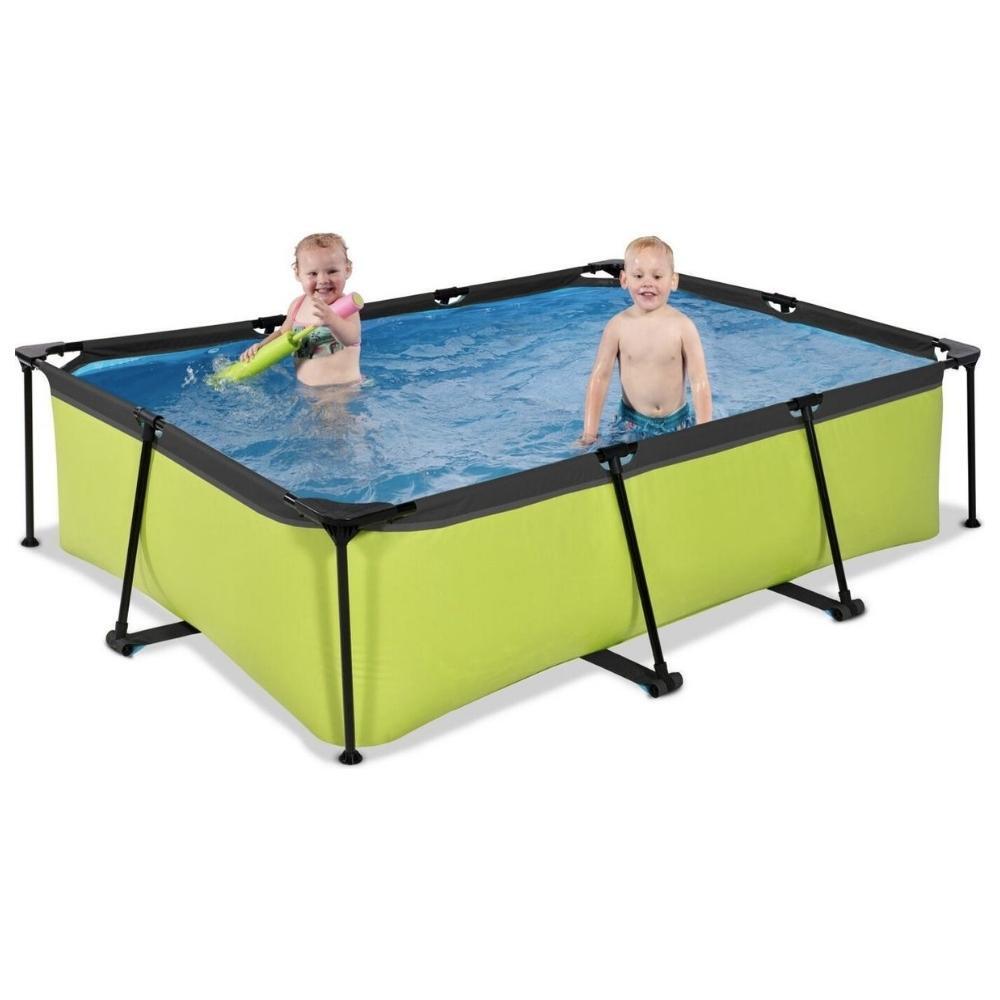 Basen z pompą filtrującą dla dzieci Exit Toys Lime 220 x 150 x 65 cm