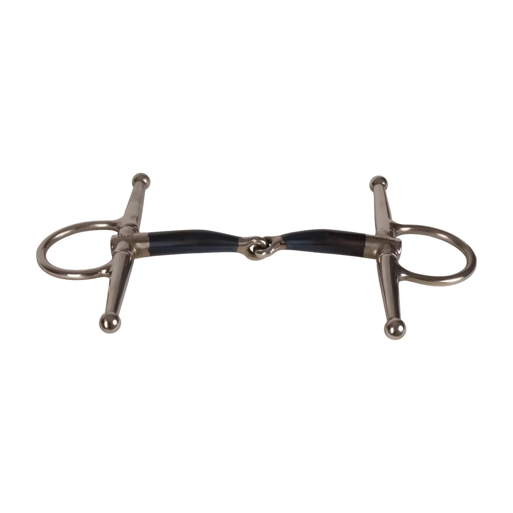 Wędzidło z prostym łomem dla konia Velari Full Cheek Bit Sweet Iron 14mm 14,5cm