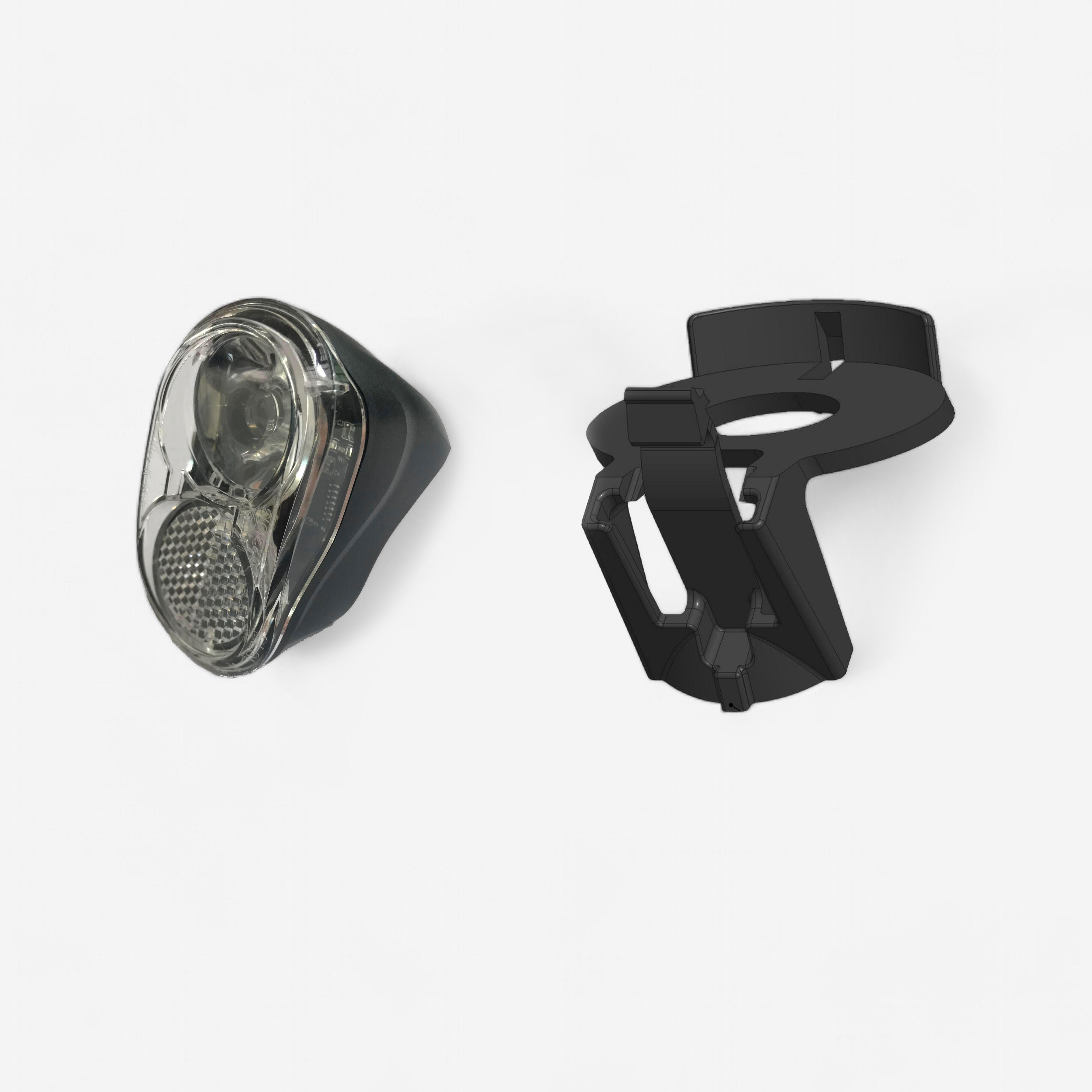 Lampka przednia 10 lx rowerowa Btwin USB