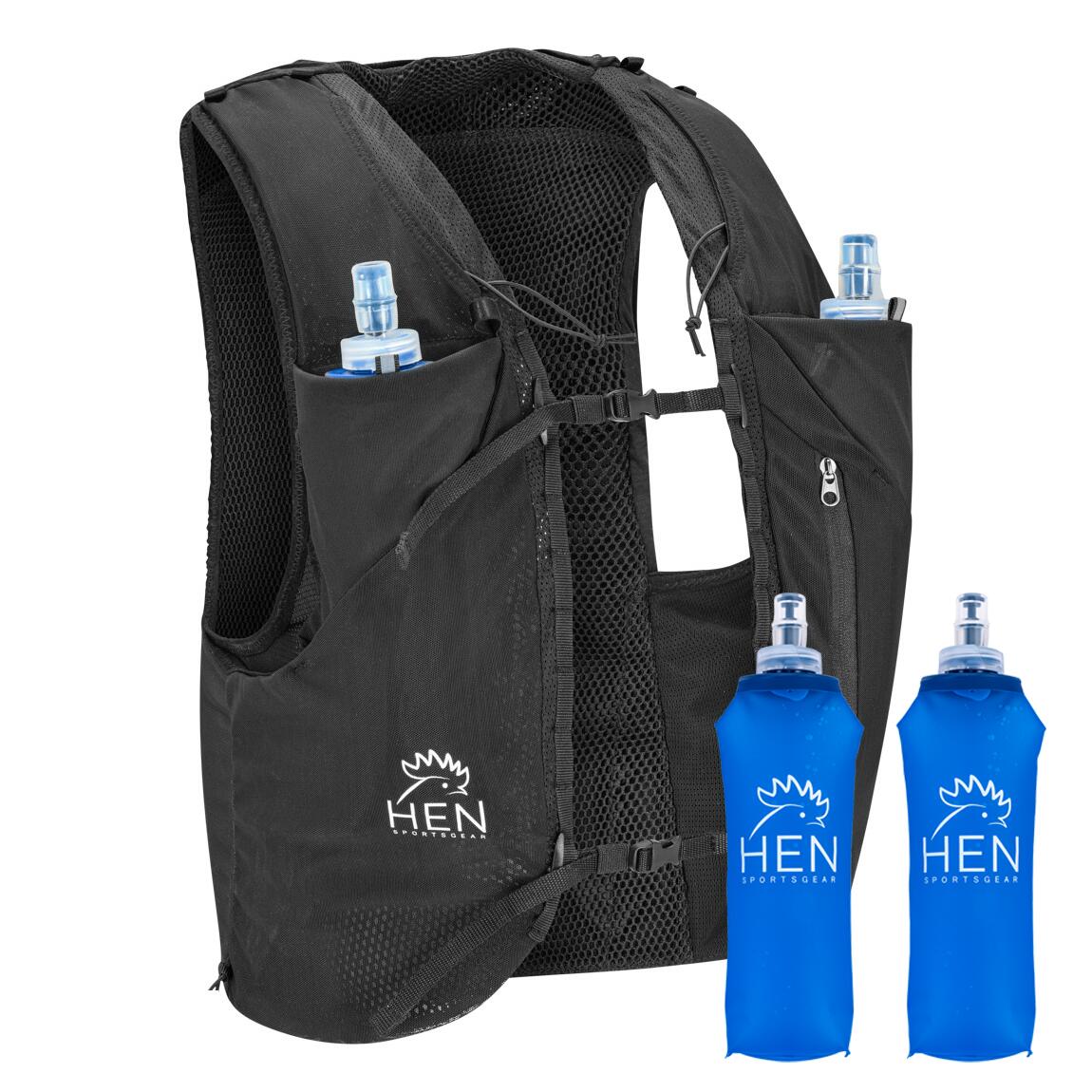 Plecak trekkingowy – z 2 butelkami na wodę o pojemności 500 ml