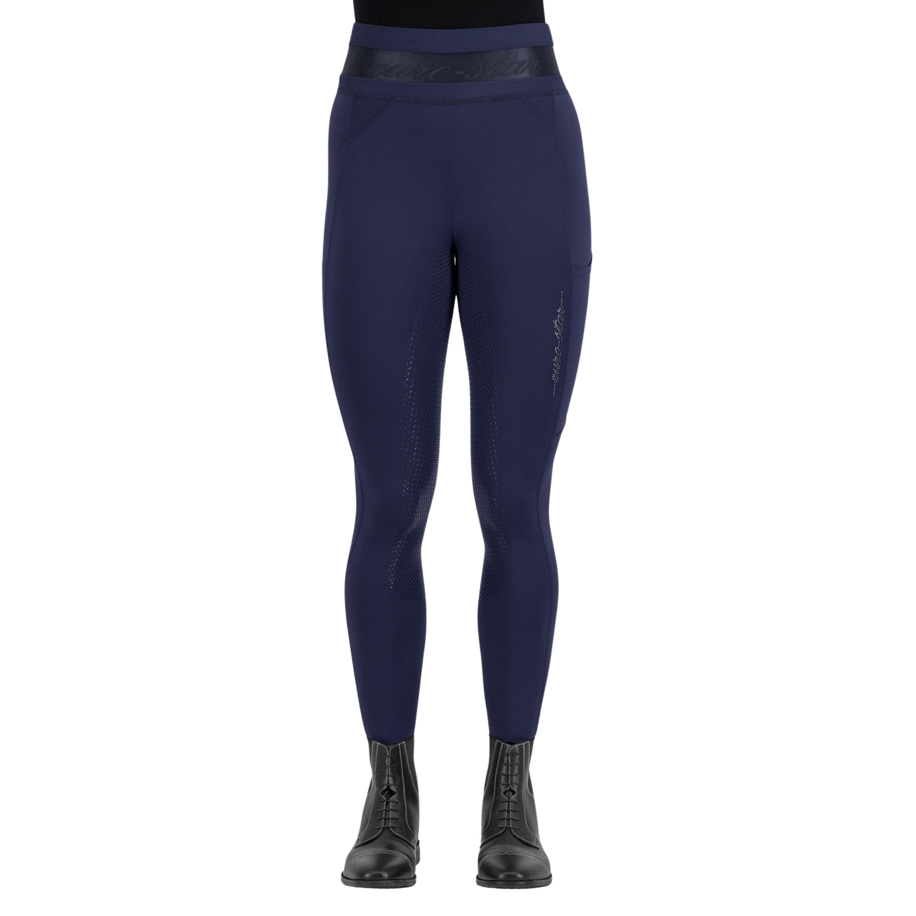 Damskie legginsy jeździeckie z pełną przyczepnością Euro-Star Ares