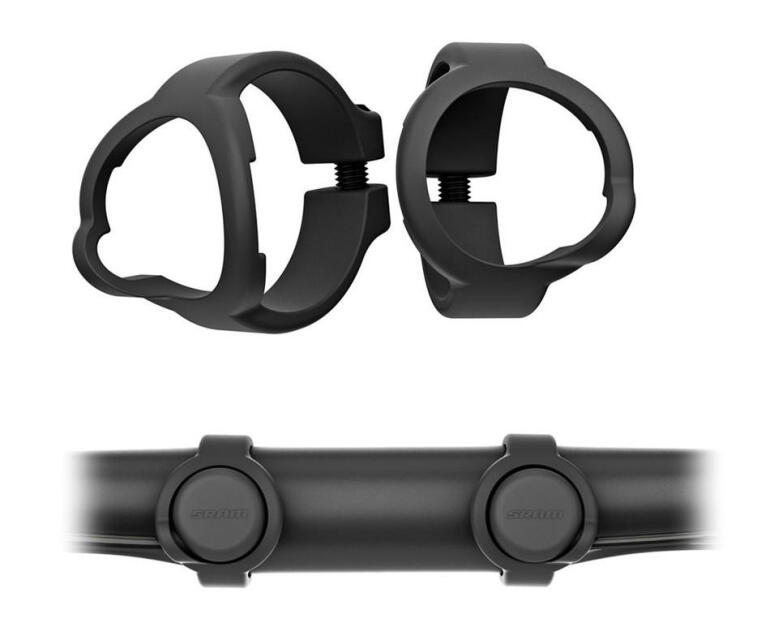 Uchwyt kierownicy SRAM eTap, para, plastik, czarny, Ø 31,8 mm
