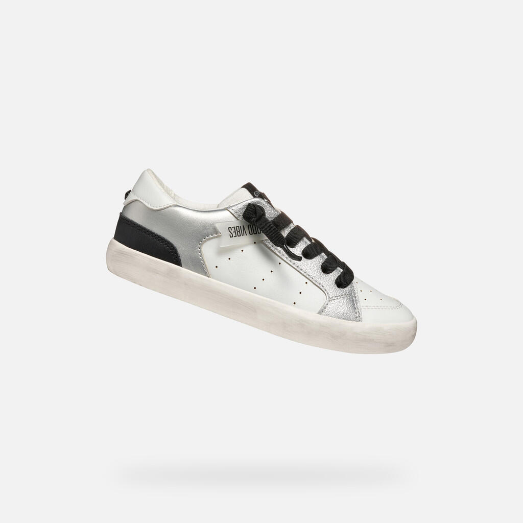 Buty GEOX J GISLI GIRL Biały