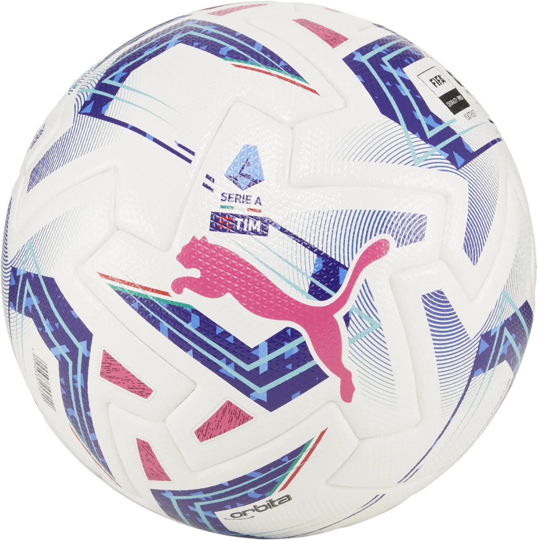 Piłka Puma Orbita Serie A FIFA Quality Pro, biało-niebieska