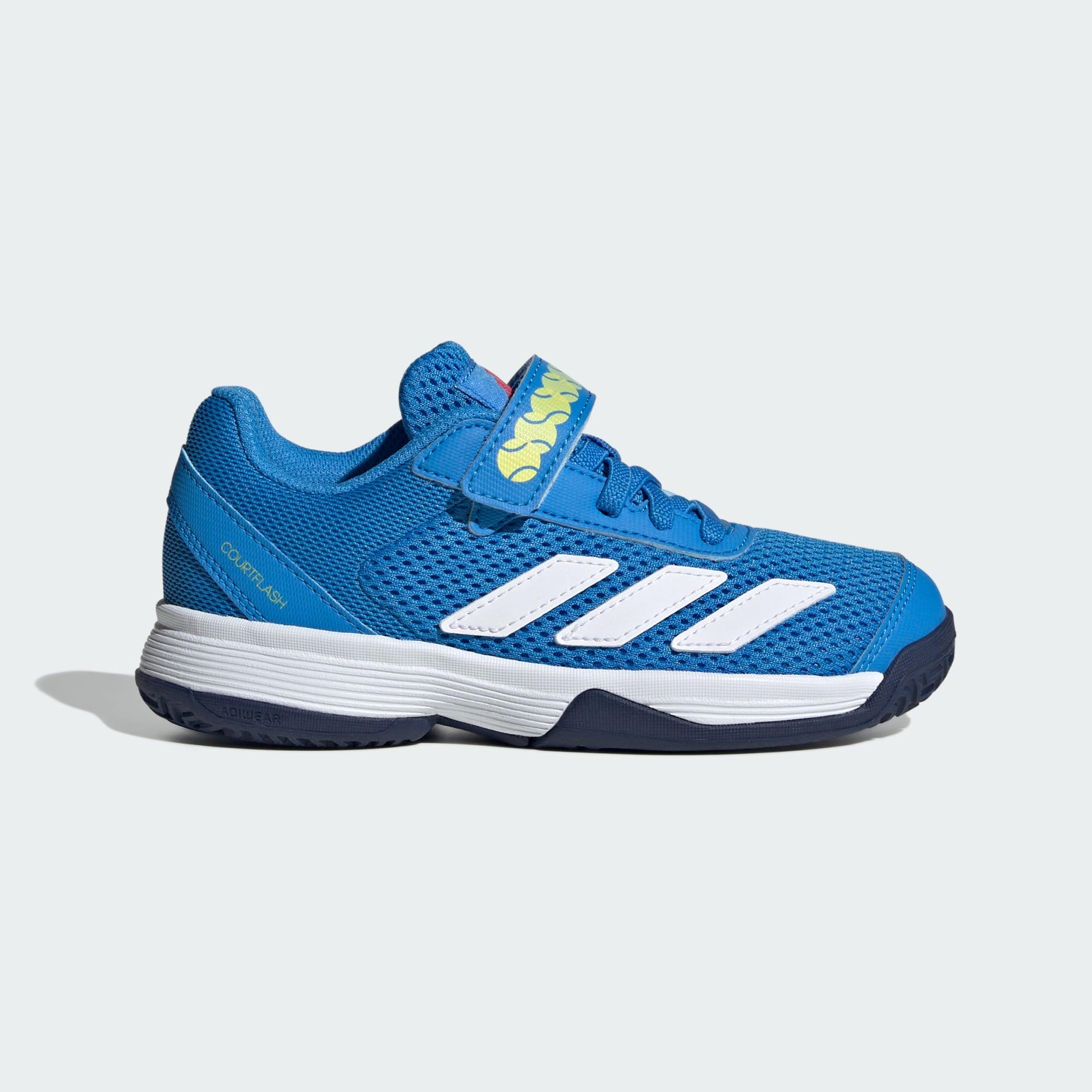 Tenisowe buty z paskami na rzepy dla dzieci Courtflash