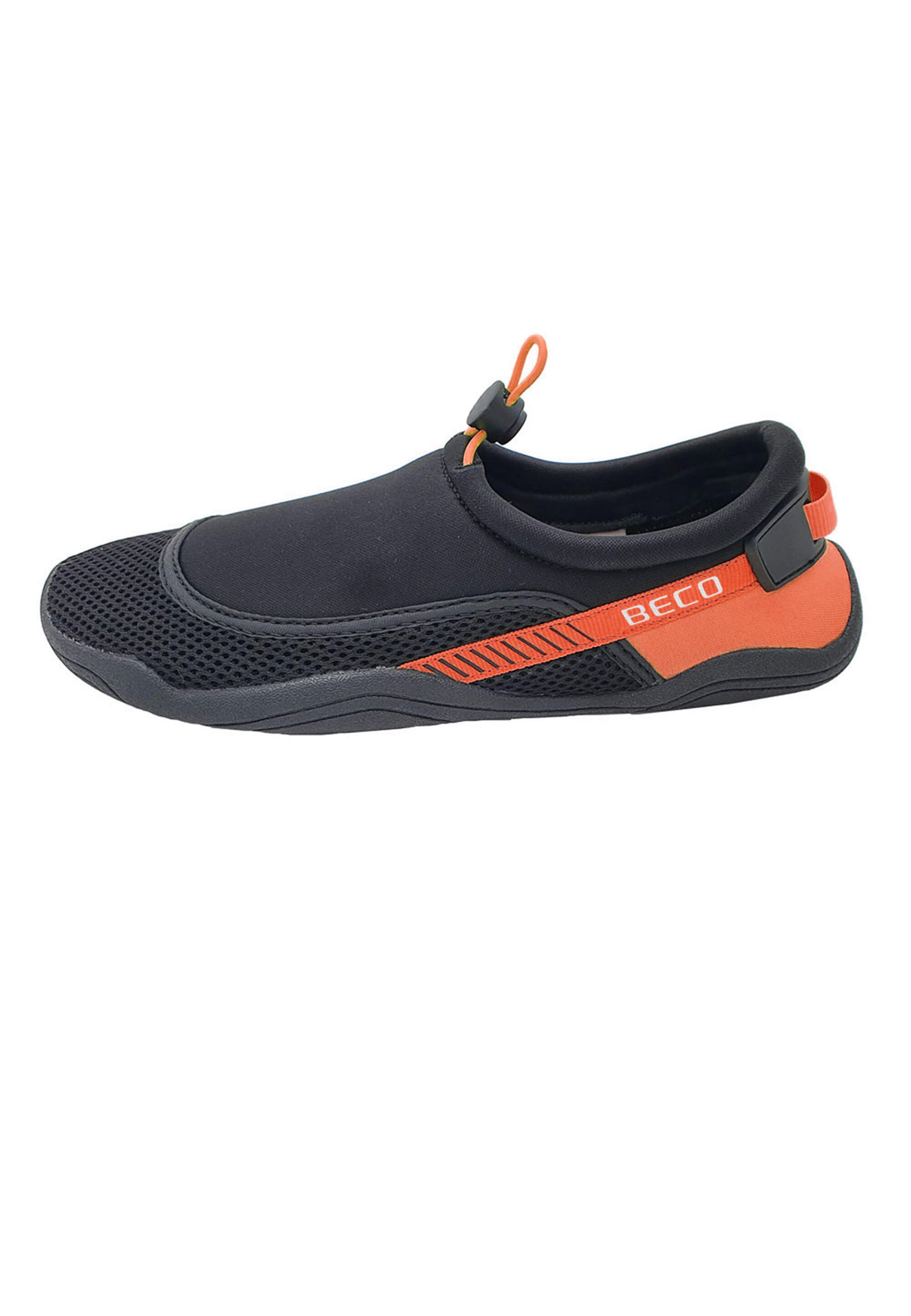 Beco Neoprene Water Shoes Beach | Black/orange
