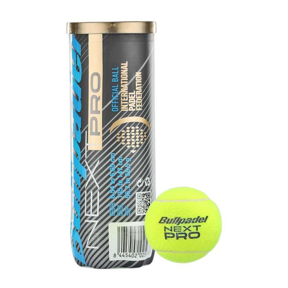 Bote de 3 Pelotas Pádel Bullpadel Next Pro-8445402025978