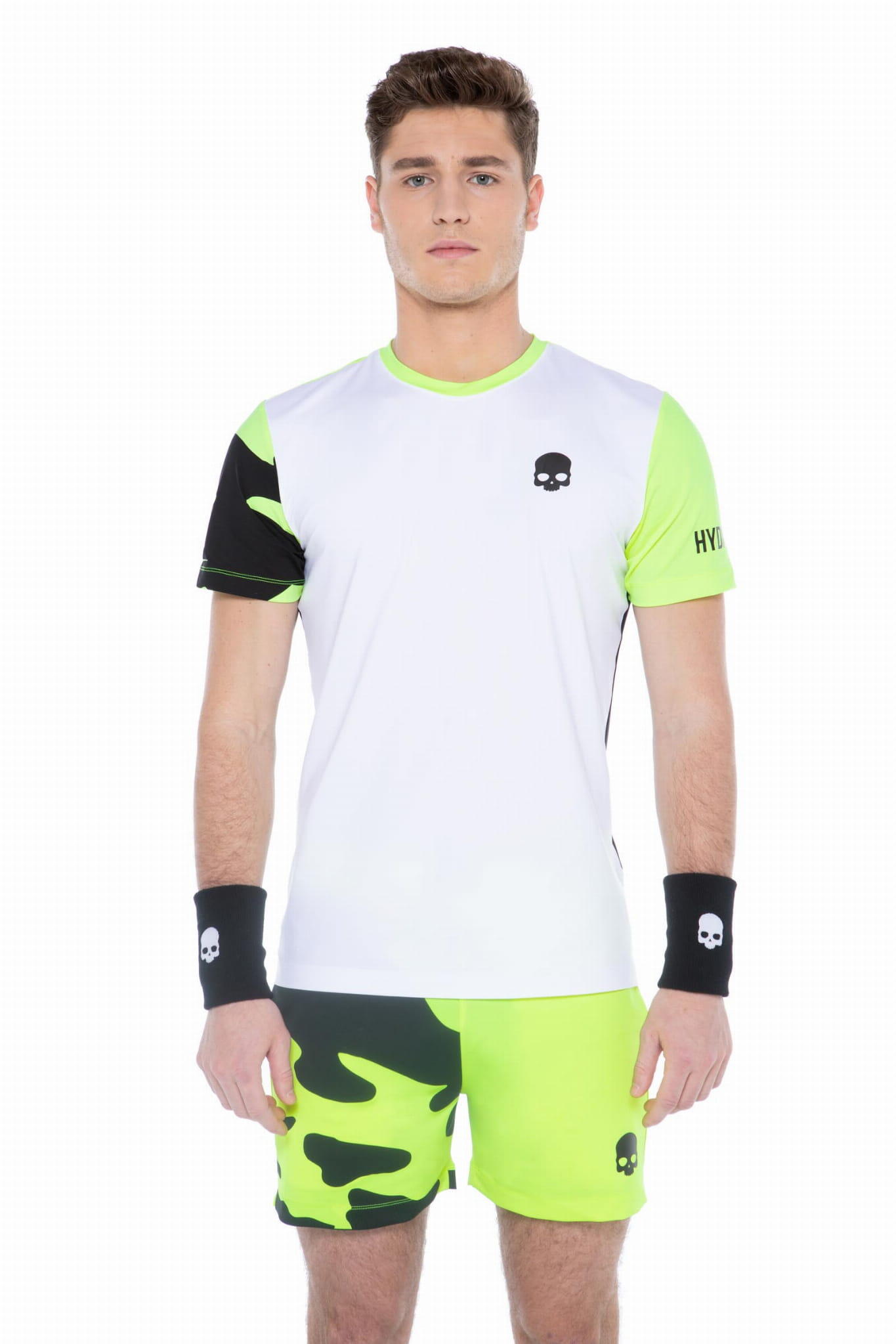 Koszulka do tenisa z krótkim rękawem męska Hydrogen TECH CAMO TEE