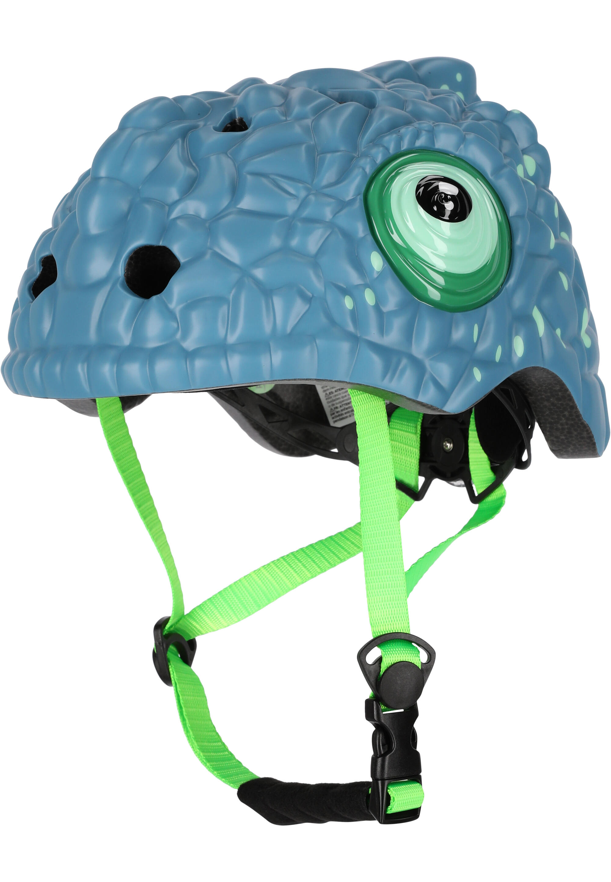 Kask Rowerowy dla dzieci | Niebieski Kameleon | Crazy Safety | Certyfikowany