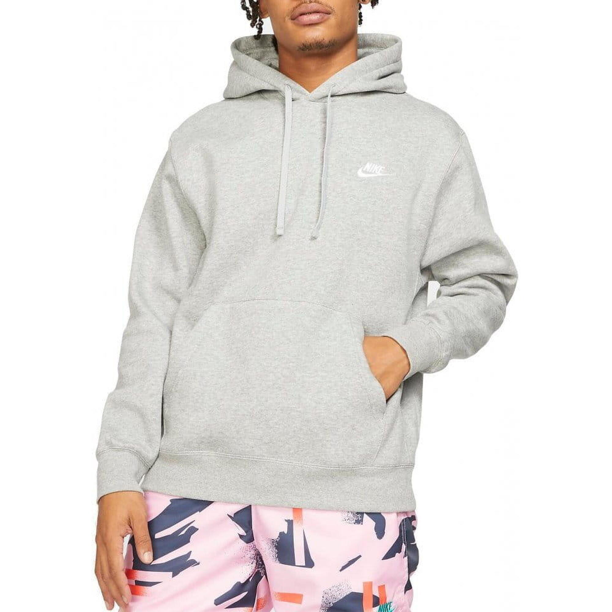 Bluza z kapturem Nike Sportswear Club szara