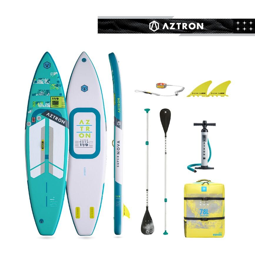 Dwukomorowa kompaktowa deska pompowana SUP Aztron Super Nova 11'0 (335cm)