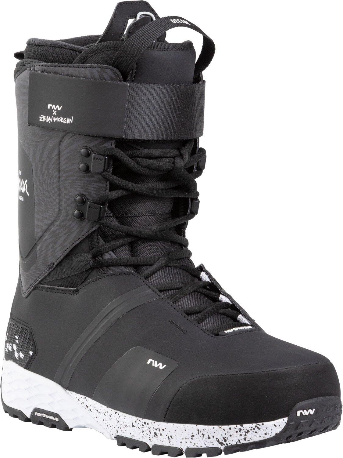Buty snowboardowe NORTHWAVE Decade Pro, czarne/białe, męskie
