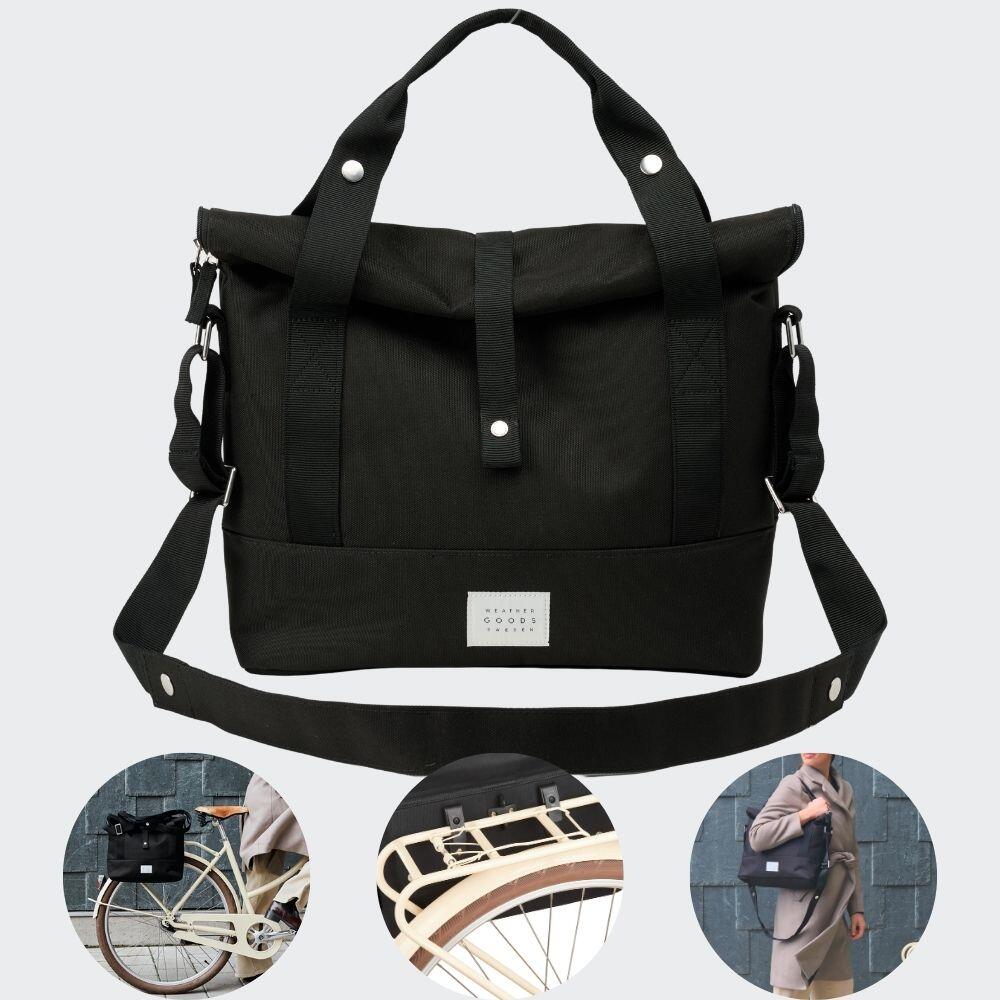 Torba na ramię Weathergoods Sweden CITY czarna