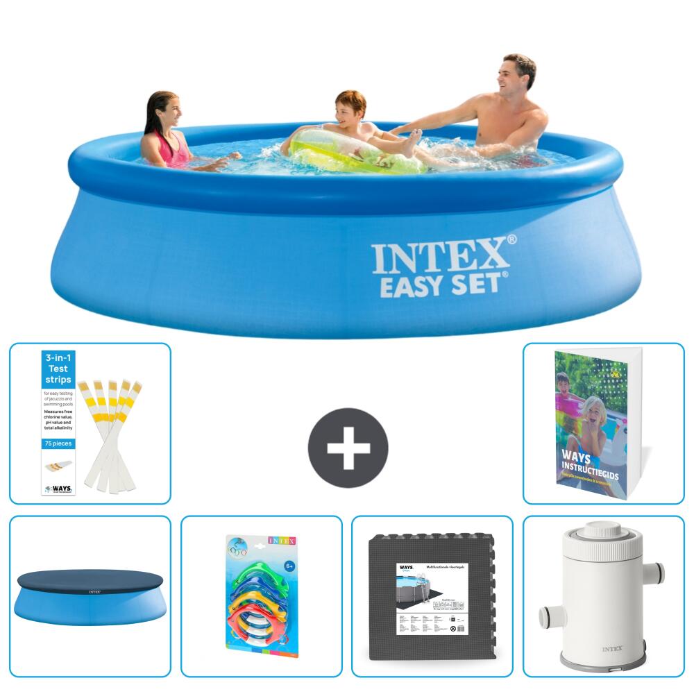 INTEX Basen Easy Set Okrągły - 305x76 cm - 7-częściowy S143