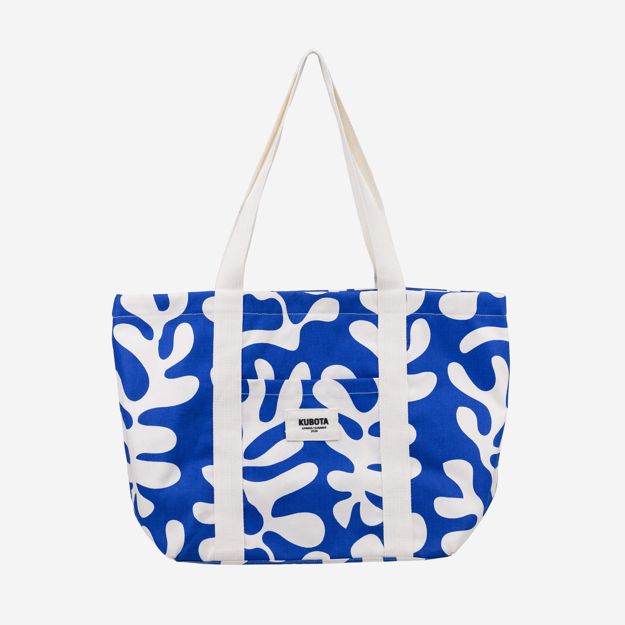 Kubota Torba Shopper Plażowa Print Niebieski