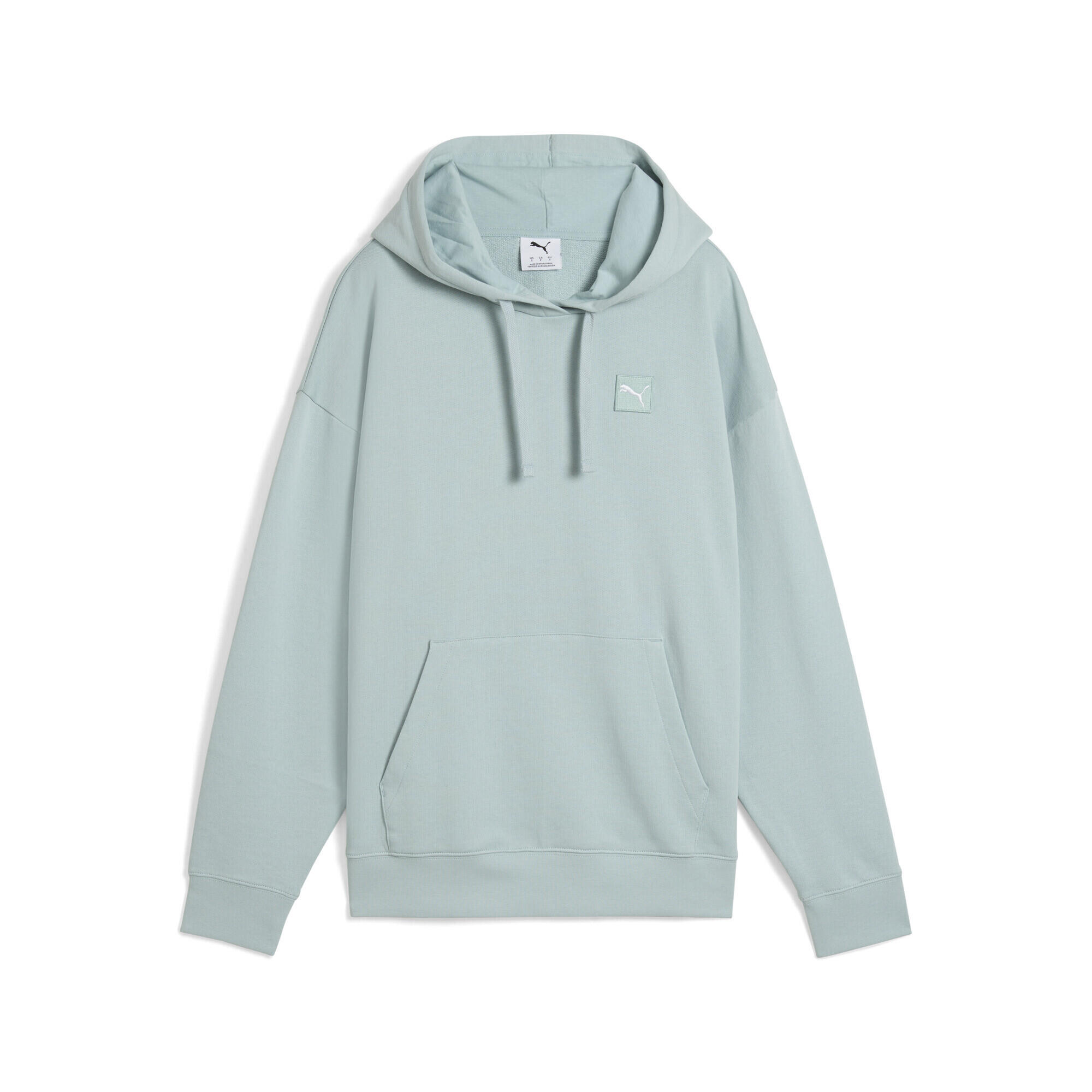 Damska wygodna bluza z kapturem ESS ELEVATED PUMA Modern Mint Green