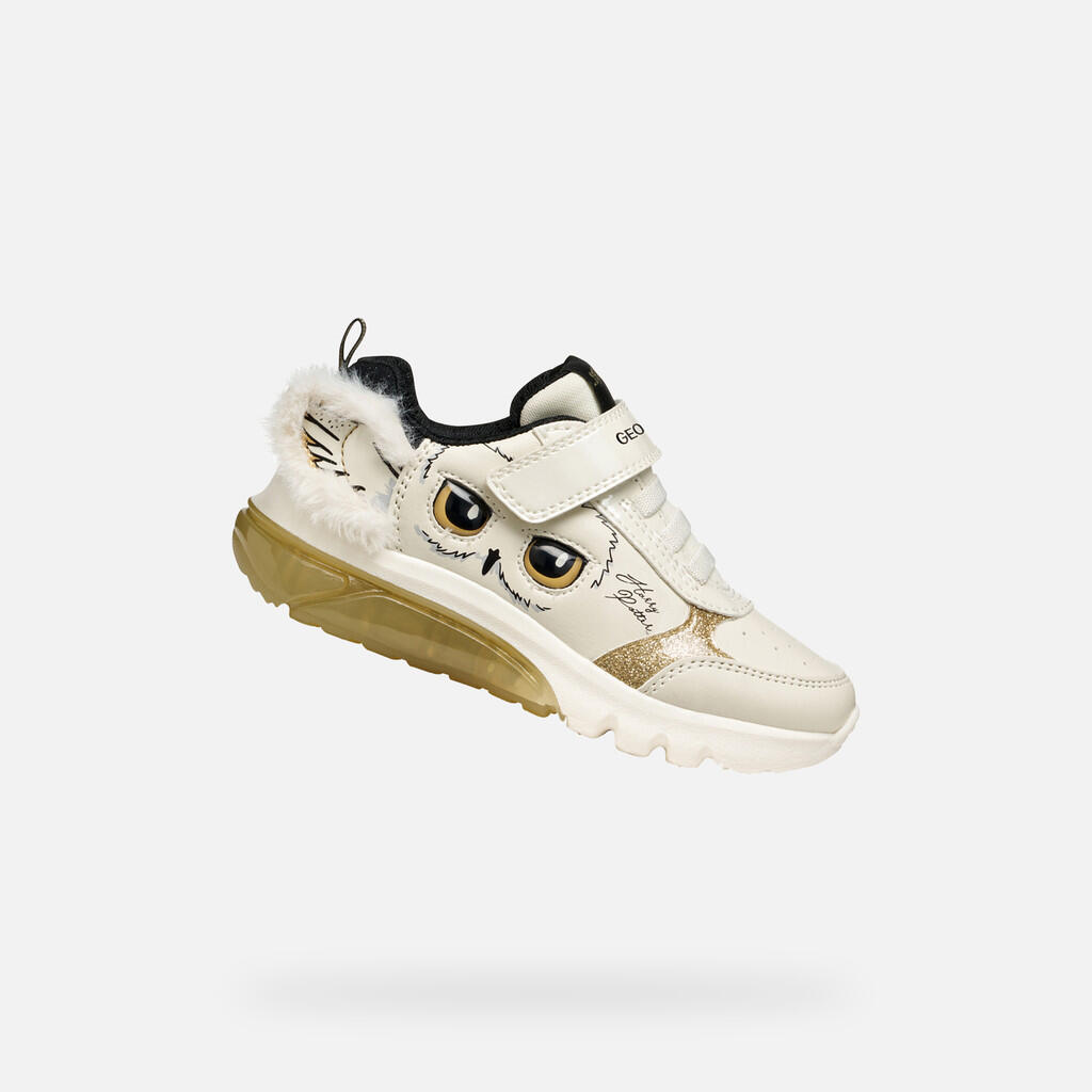 Buty GEOX J CIBERDRON GIRL Biały