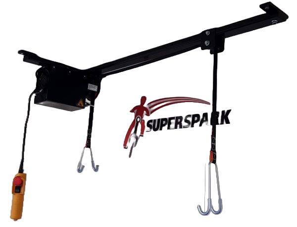 Superspark Elektryczny podnośnik rowerowy EF 100 kg - Czarny