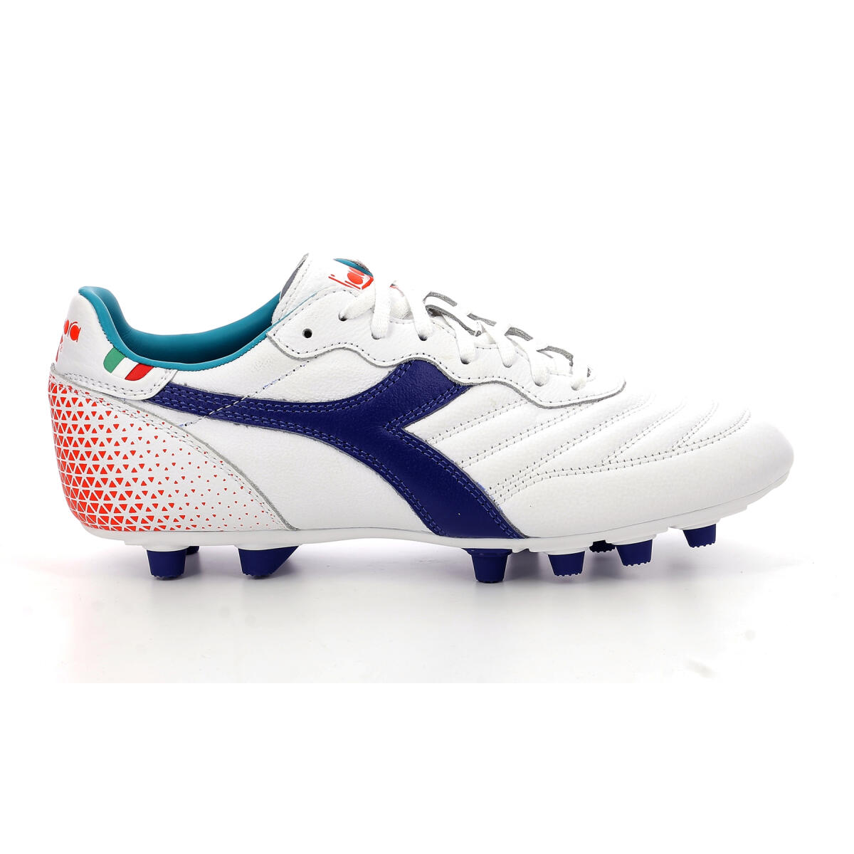Buty piłkarskie męskie Diadora Brasil GR LT+ MDPU white/navy