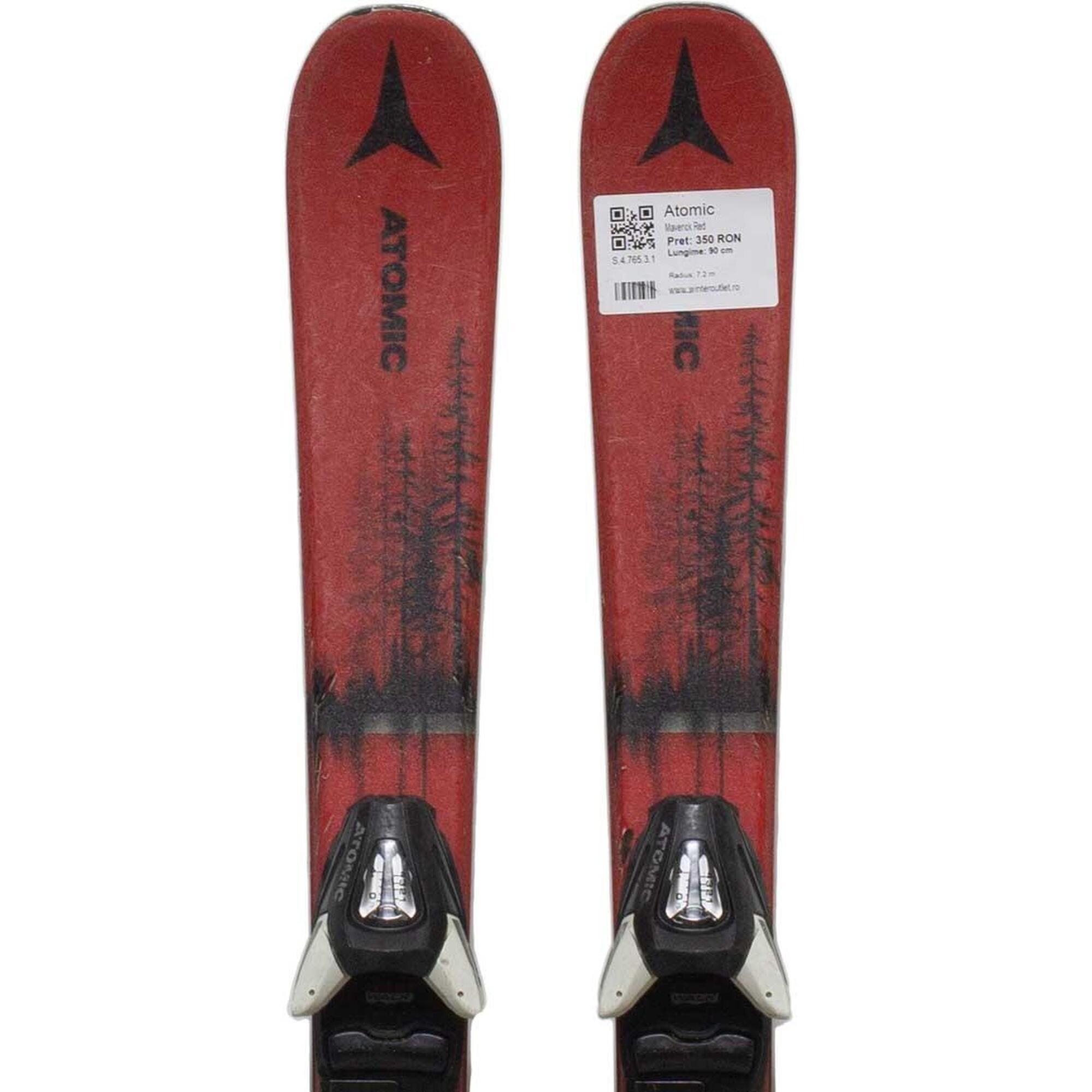 Second Life- Narty ATOMIC Maverick Red  80 cm- Stan bardzo dobry