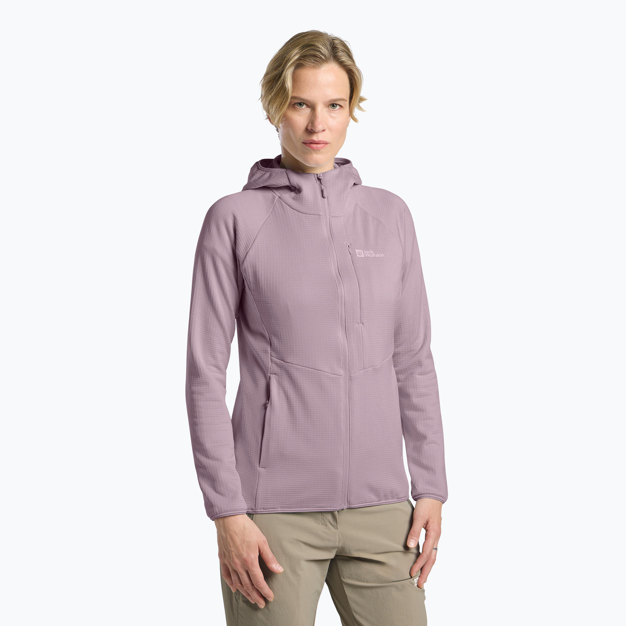 Bluza polarowa damska Jack Wolfskin Kolbenberg Hooded Full Zip
