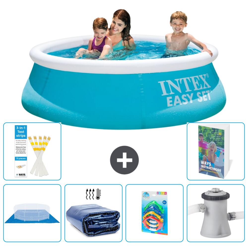 INTEX Basen Easy Set Okrągły - 183x51 cm - 7-częściowy S46