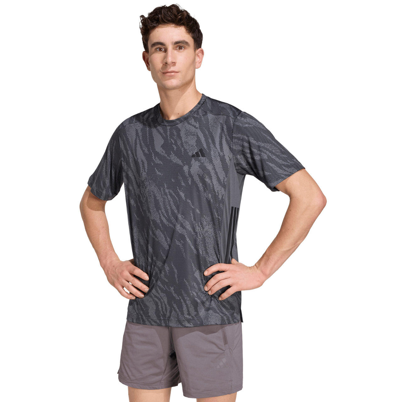 Koszulka męska adidas Cool Intensity Worout, Climacool, nadruk camouflage