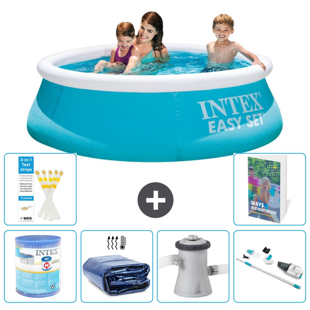 INTEX Basen Easy Set Okrągły - 183x51 cm - 7-częściowy S27