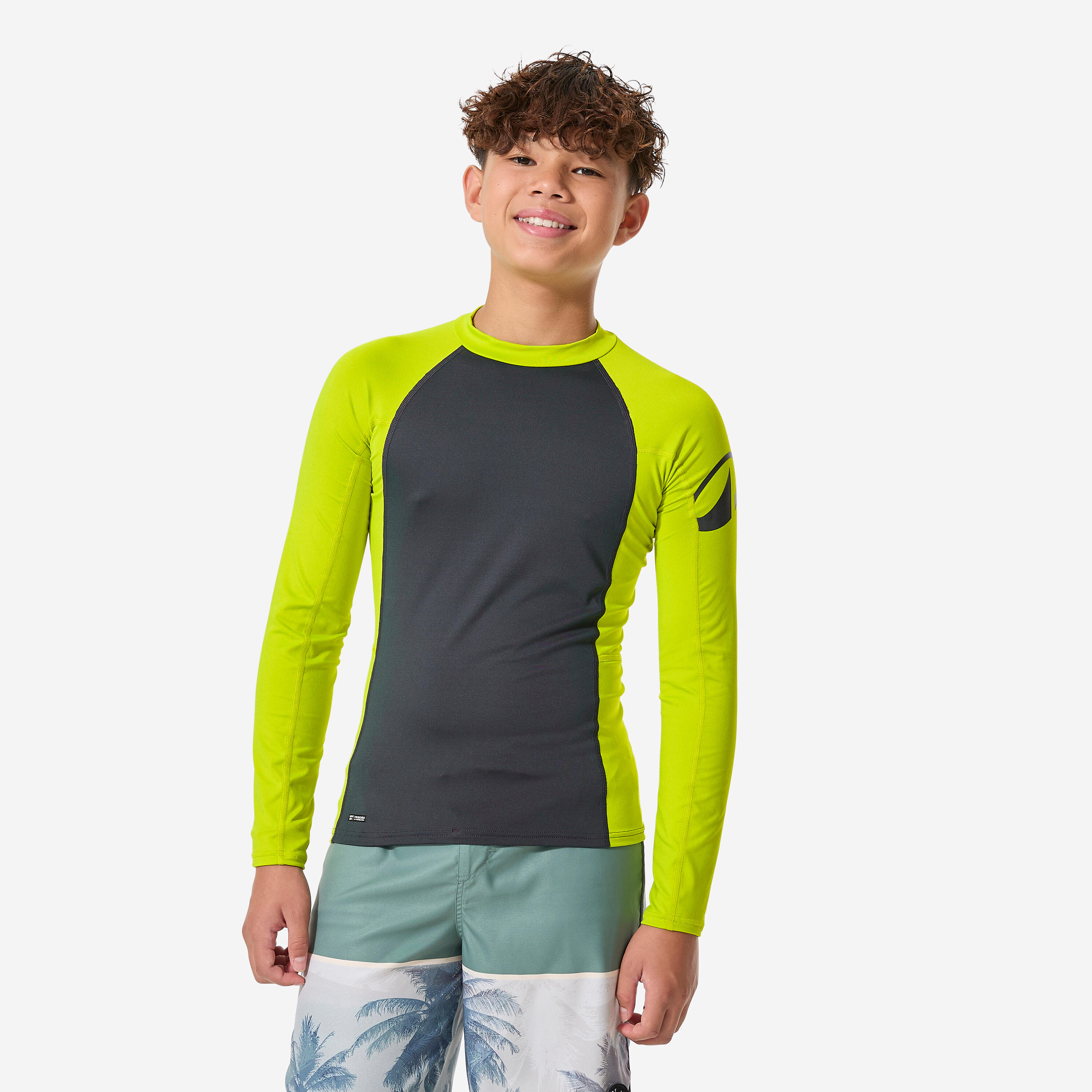 Top UV surfingowy dla dzieci Decathlon 500 długi rękaw