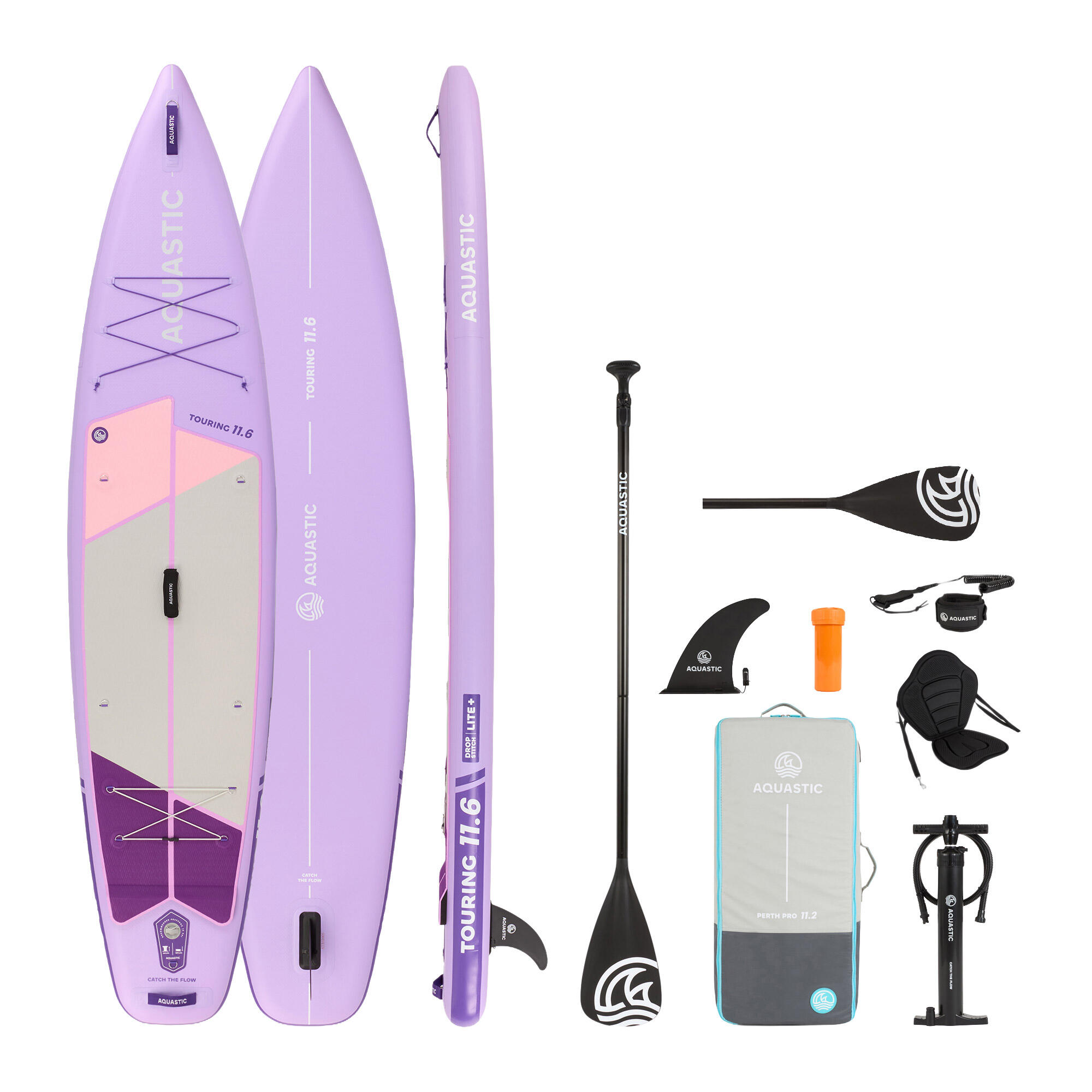 Deska SUP AQUASTIC Touring 11'6 Zestaw z siedziskiem