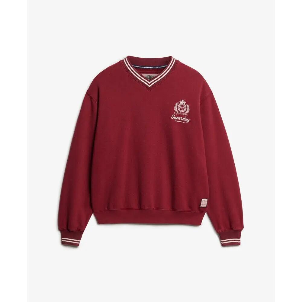 Damski sweatshirt z dekoltem w kształcie V Superdry Country Club