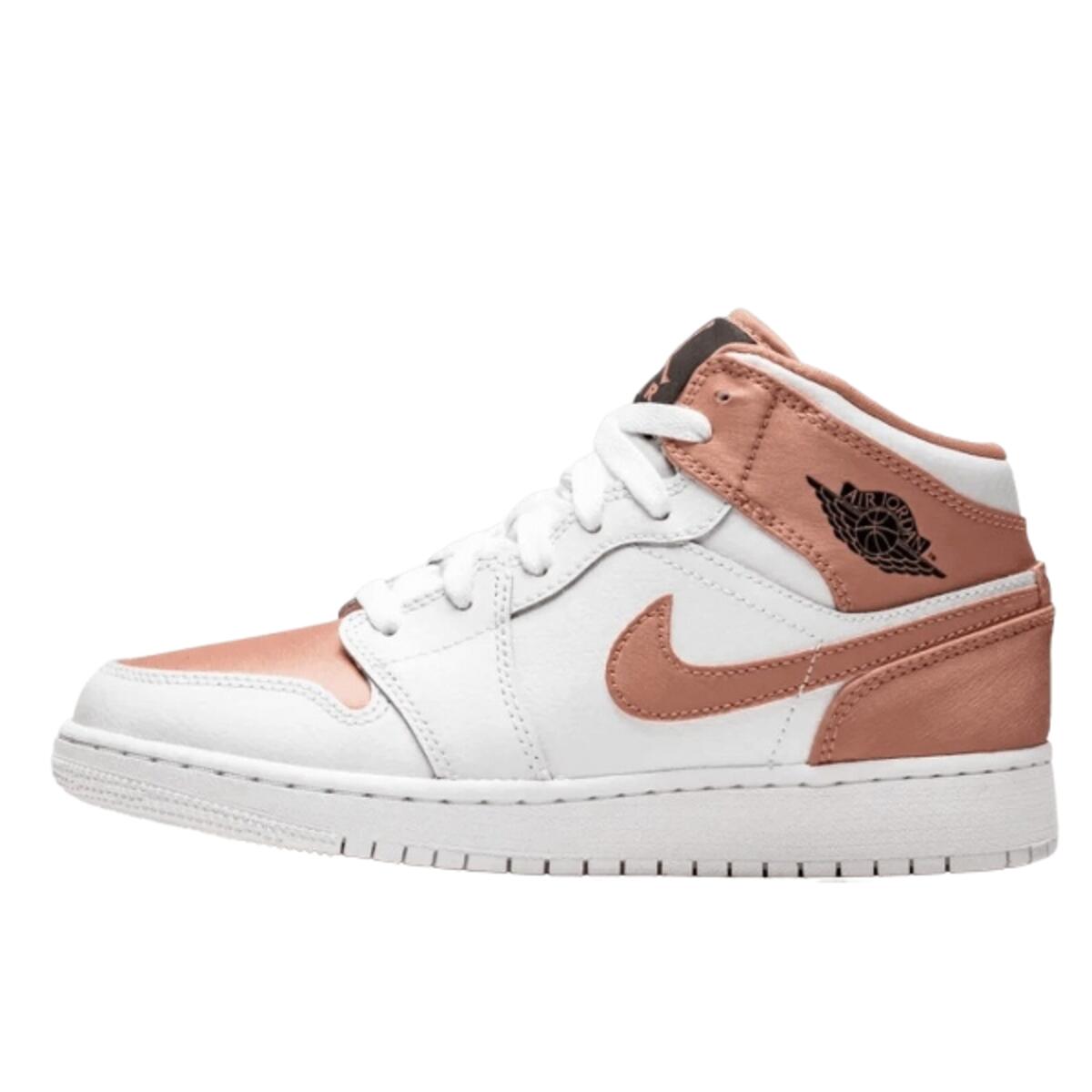 Buty do chodzenia dla dorosłych Air Jordan 1 Mid White Rose Gold