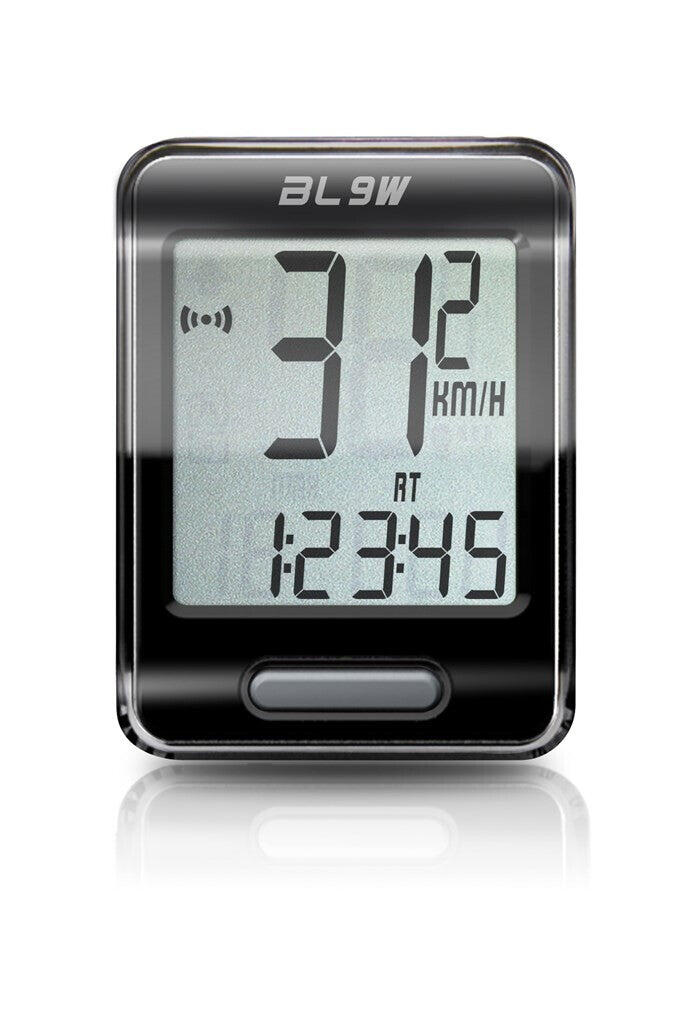 Echowell BL9W komputer rowerowy - 9 funkcji bezprzewodowy, czarny