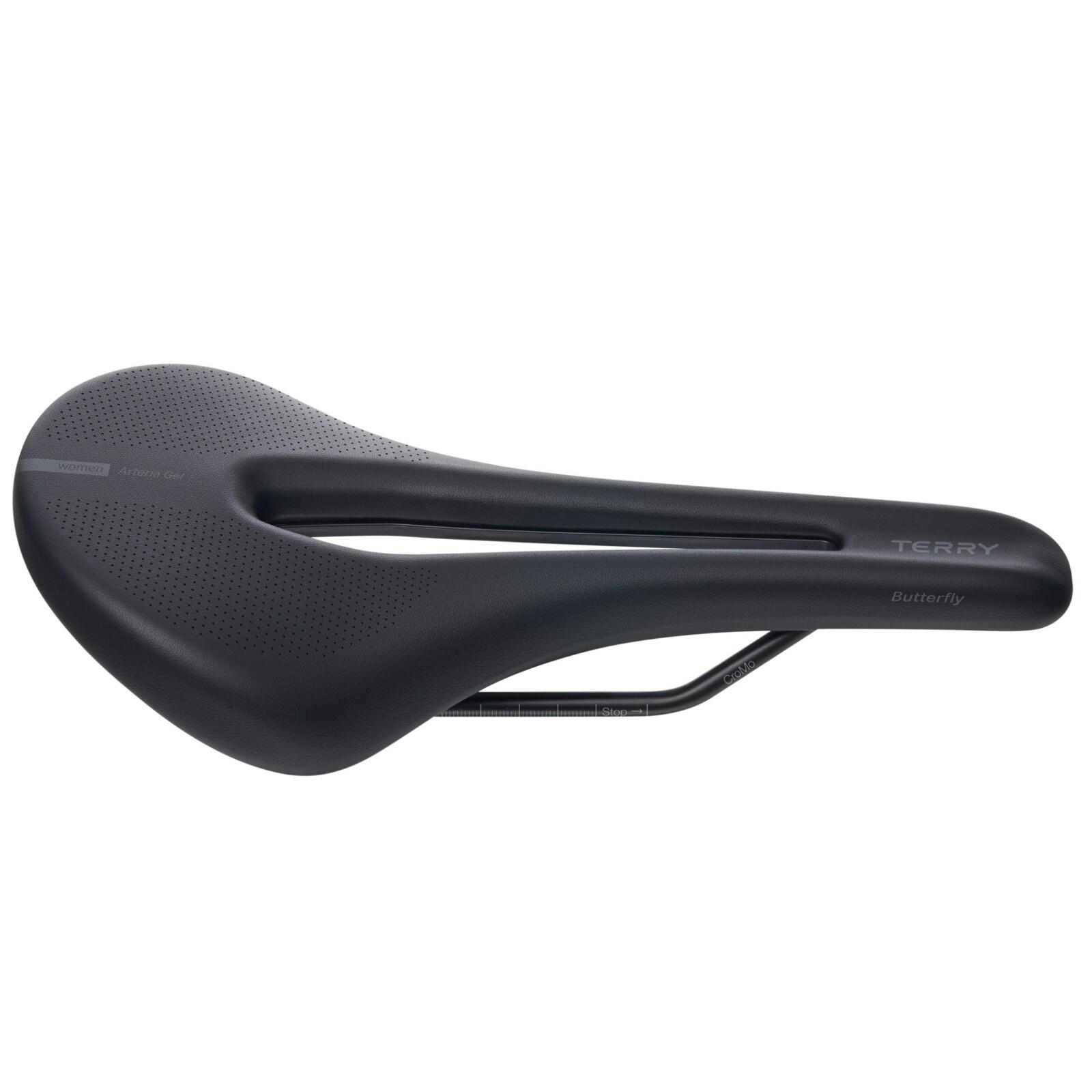 Siodełko Rowerowe Butterfly Arteria Max Żelowe Damskie - Czarne