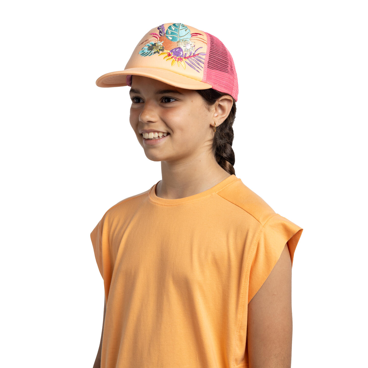 Dziecięca czapka z daszkiem BUFF TRUCKER CAP YOUTH NEOTTIA CORAL