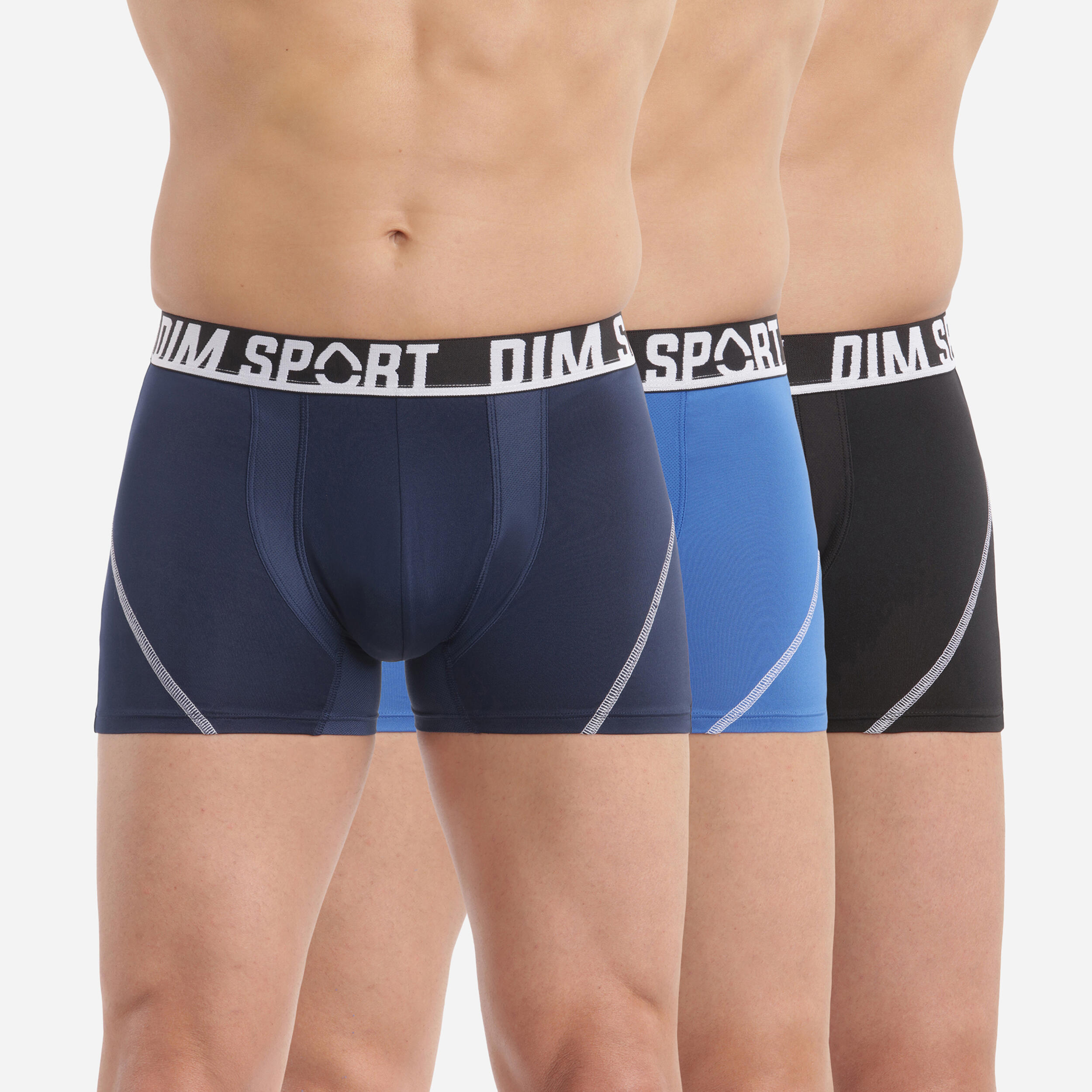Zestaw 3 bokserów DIM Microfibre Sport