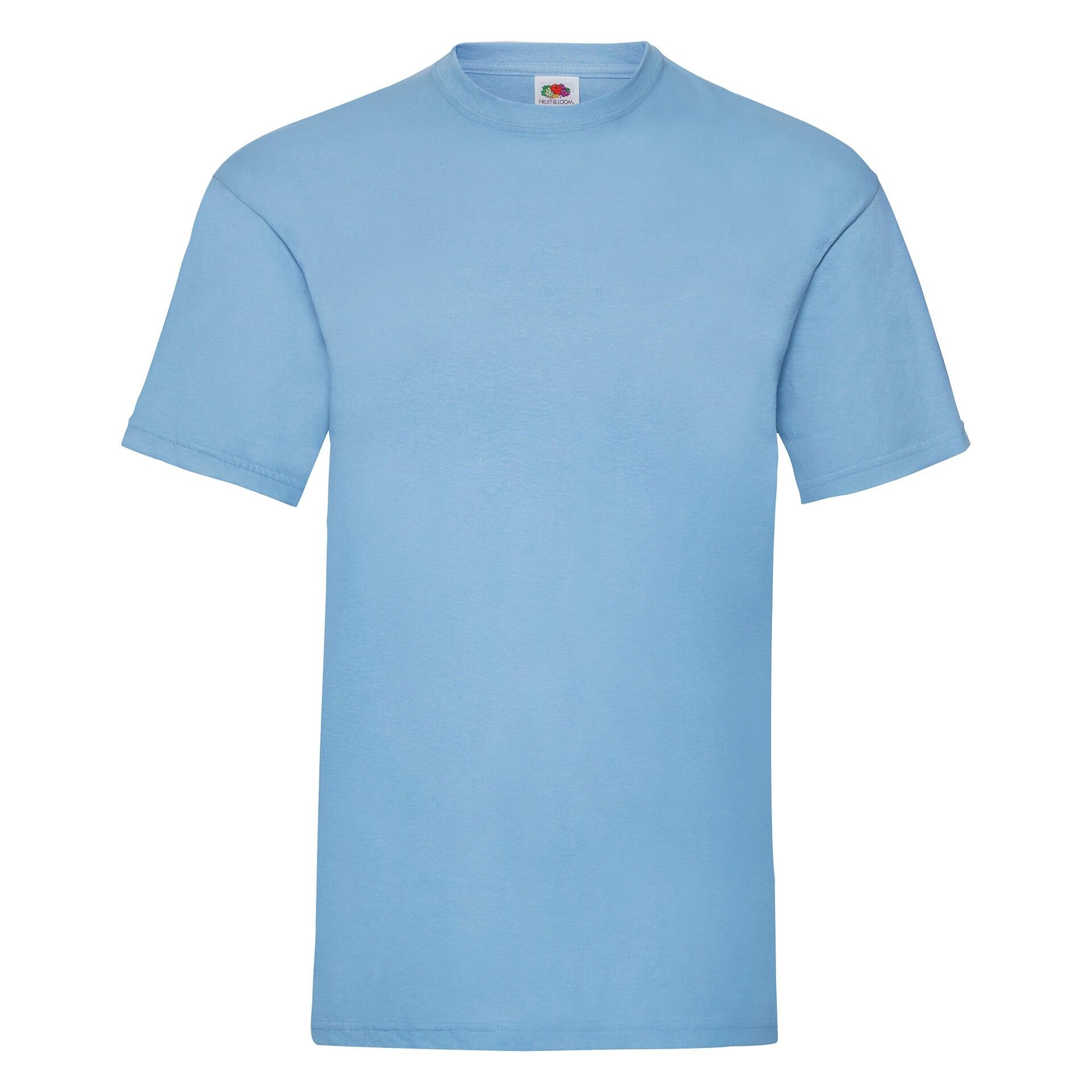 T-shirt Fruit Of The Loom Valueweight Adult Azul Cielo