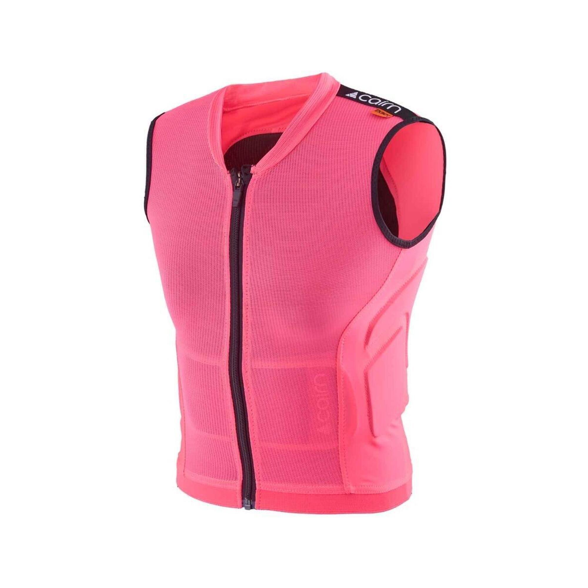 Ochraniacz pleców dla dzieci – narty  snowboard  MTB – D3O® – różowy