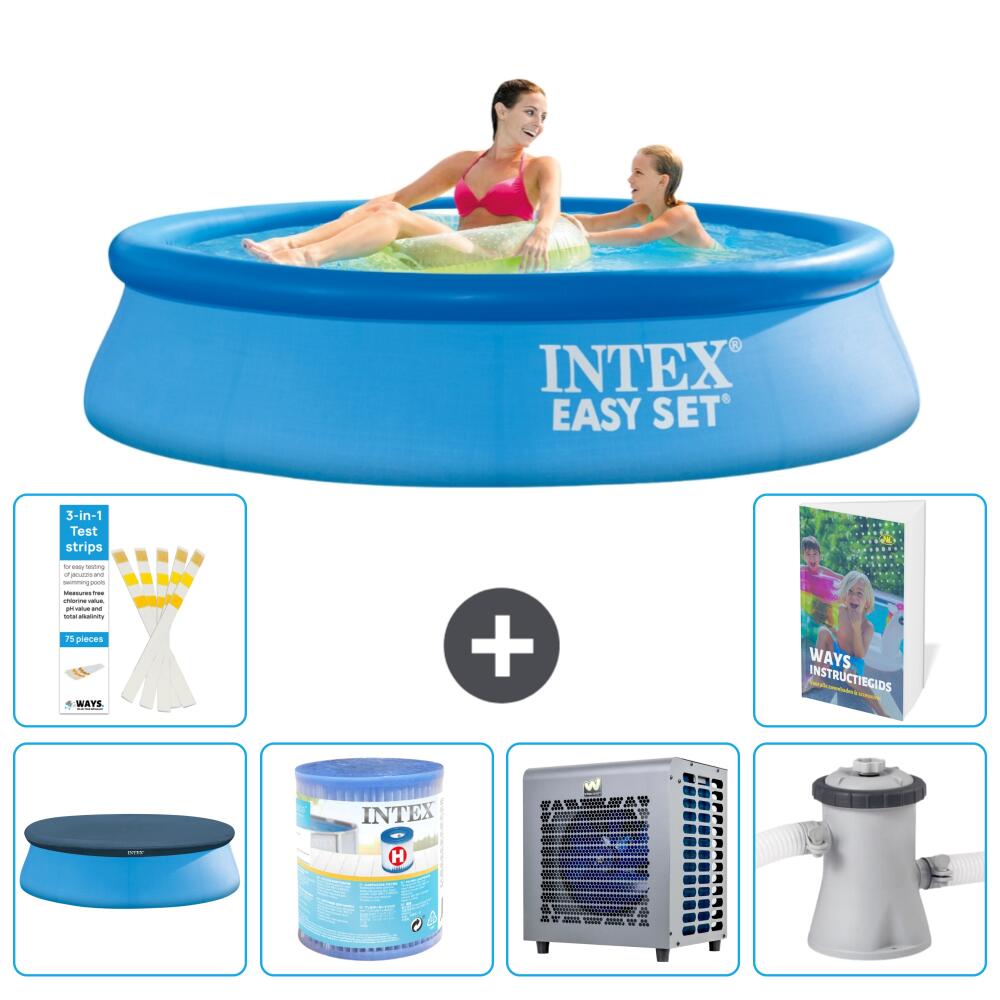 INTEX Basen Easy Set Okrągły - 244x61 cm - 7-częściowy S29
