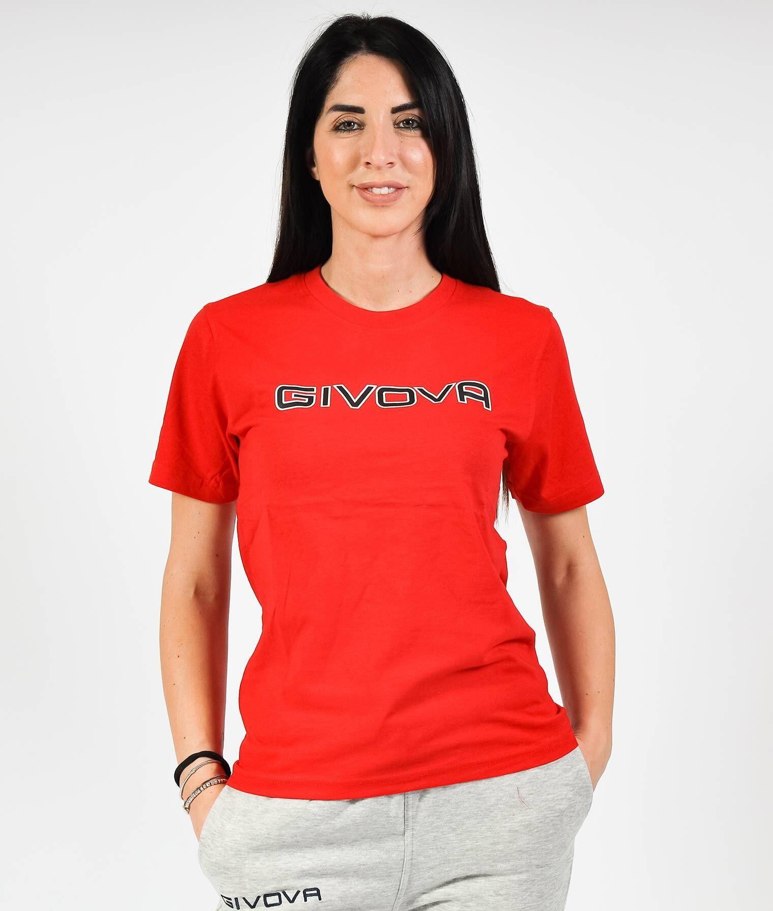 Bawełniana koszulka Givova Spot Red