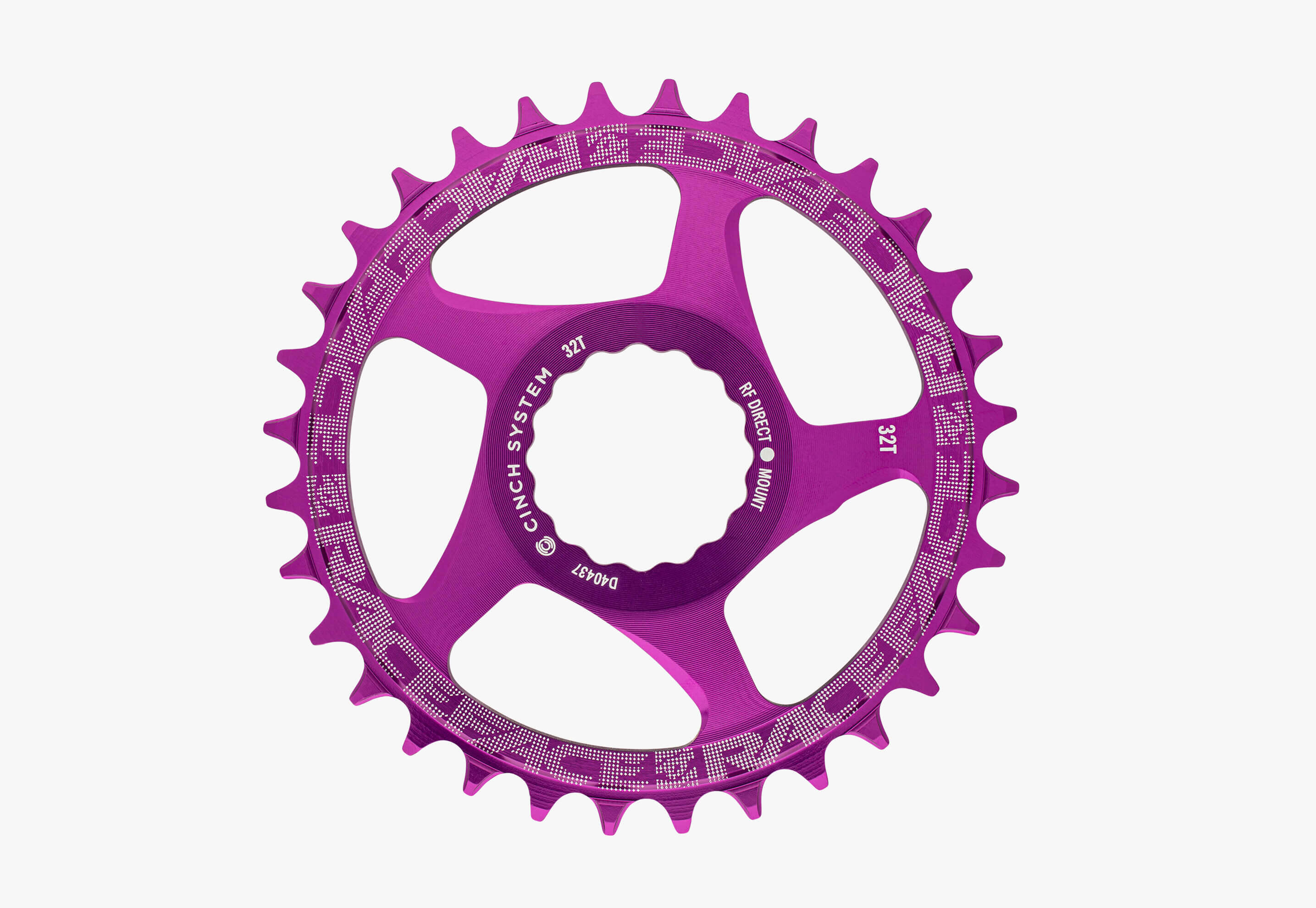 Tarcza łańcuchowa Direct Mount - 34t - fioletowa