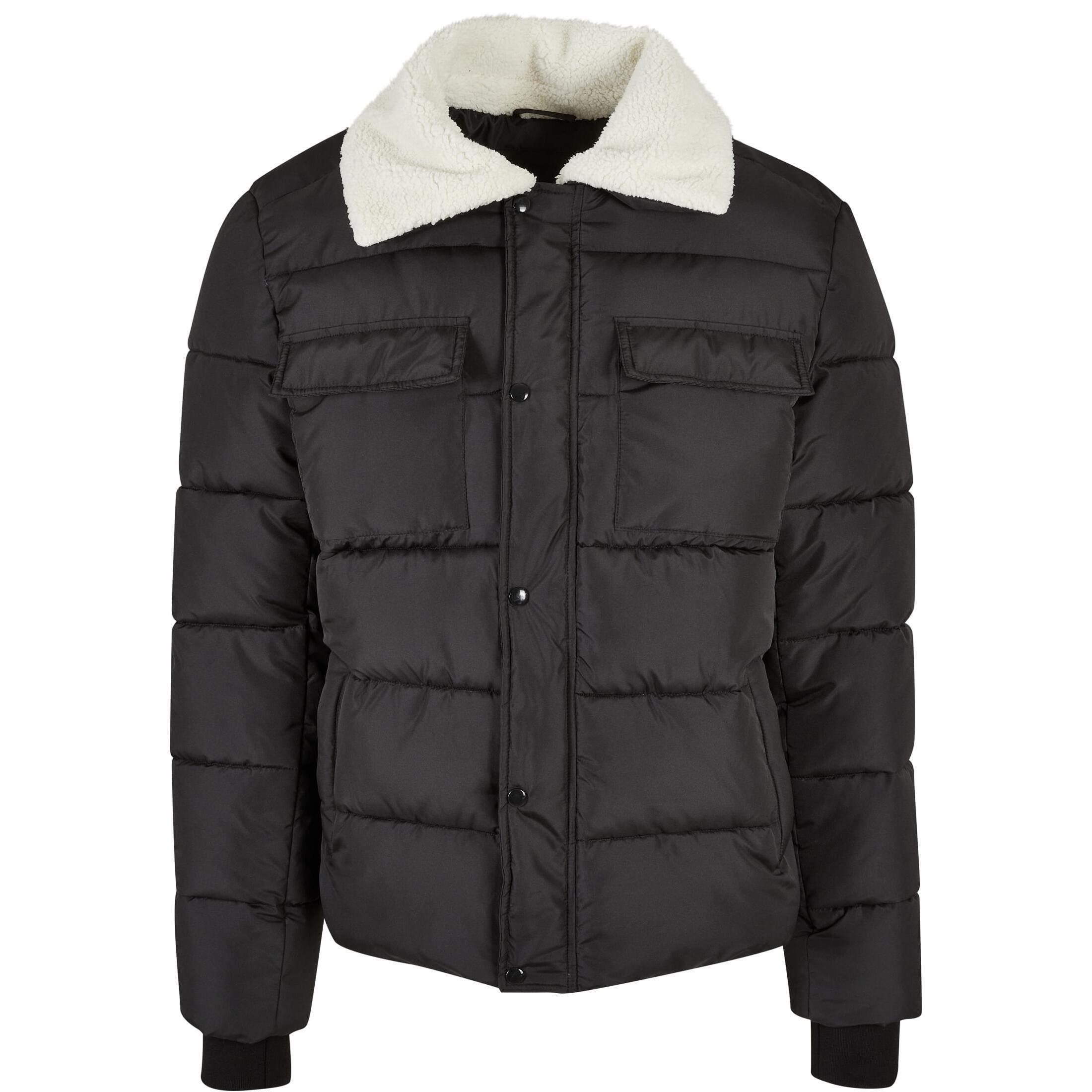 Kurtka puchowa z kołnierzem Sherpa Urban Classics