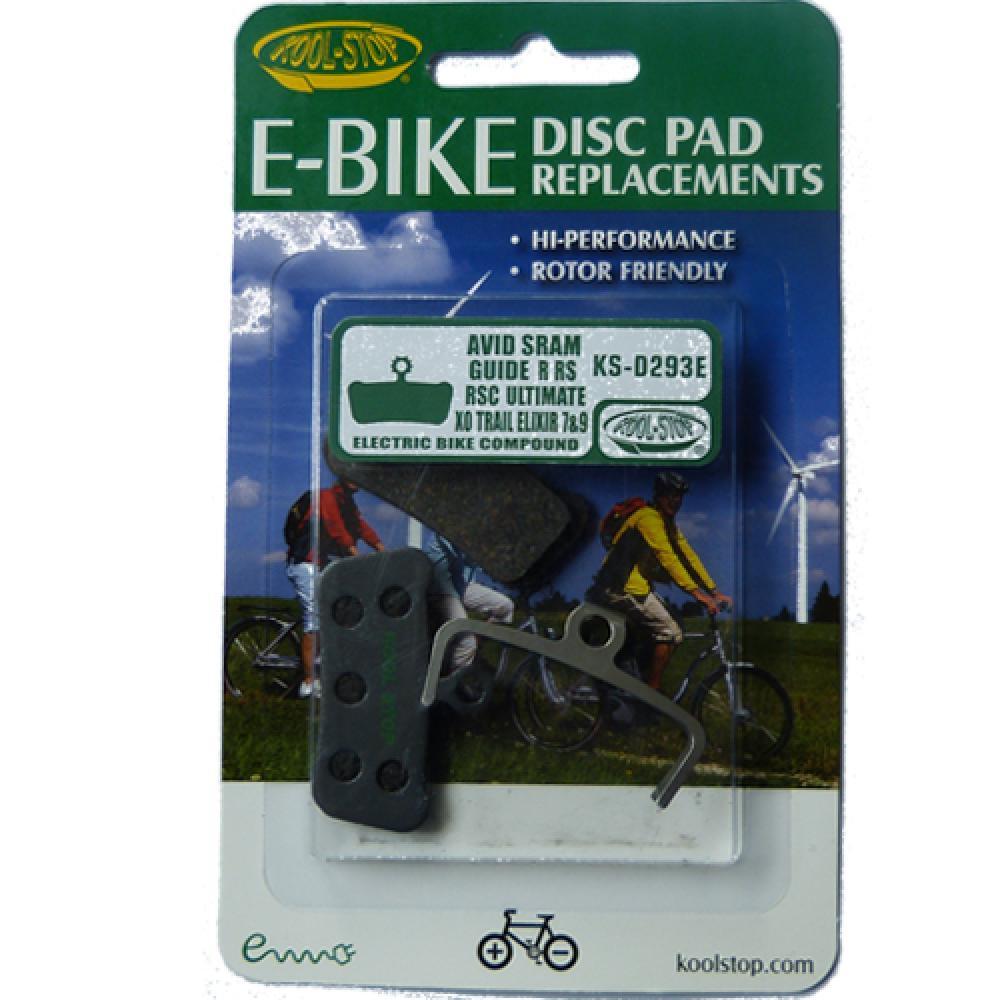 KOOL-STOP D-293E klocki hamulcowe tarczowe organiczne E-bike 2 szt