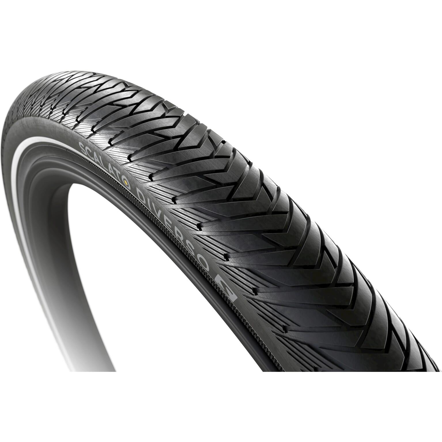 Opona Diverso S 28 X 2.15 Czarna Z Odblaskami