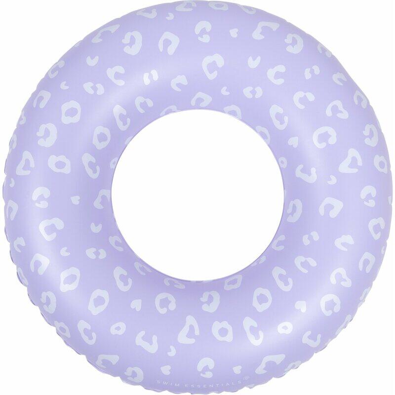 Swim Essentials Swim Ring - Lila - Leopard - Ø 90 Cm